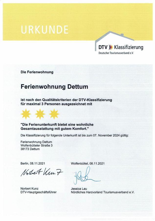 Ferienwohnung Apartment Dettum Mit Eigenem Bad, Kochnische Und Wintergarten 外观 照片